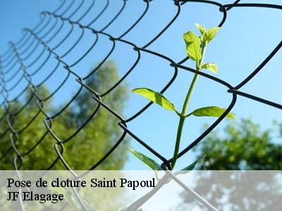 Pose de cloture  saint-papoul-11400 JF Elagage