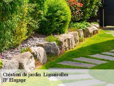 Création de jardin   lignairolles-11240 JF Elagage